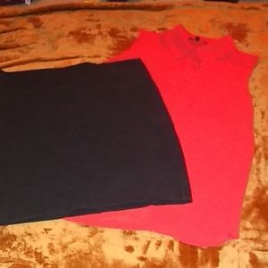 Skirt and a sher sleeveless top💻